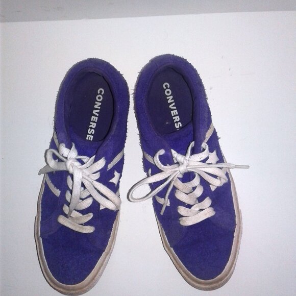 Converse One Star Academy OX Purple and White 7M 9W Shoes - Picture 1 of 3